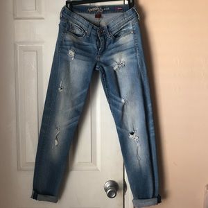 ripped boyfriend jeans